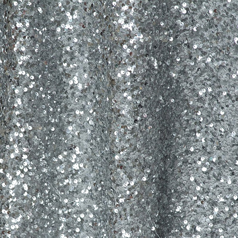 Silver Sequin Taffeta - view 3 of 5