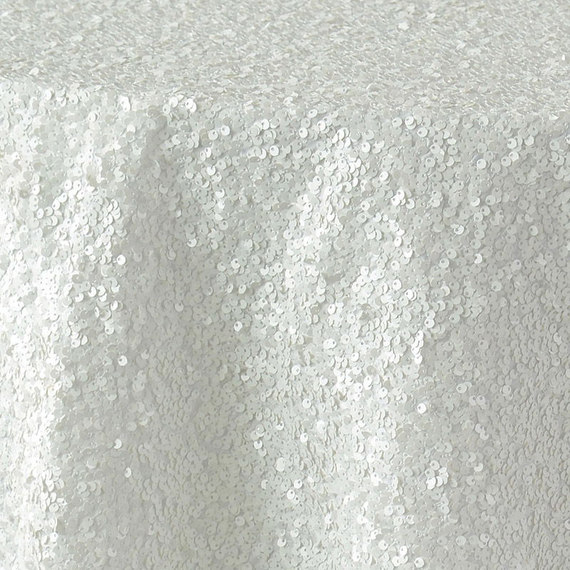 White Sequin Taffeta - view 1 of 5