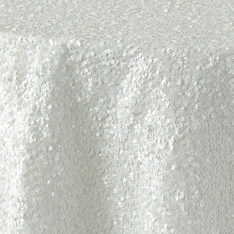 White Sequin Taffeta - view 1 of 5