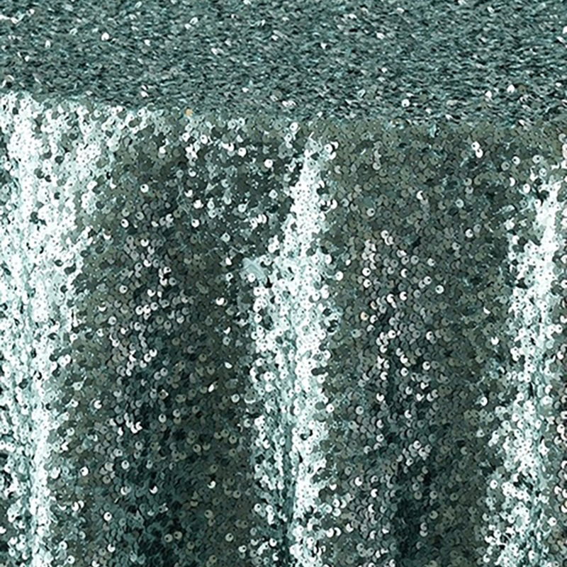 Aqua Sequin Taffeta