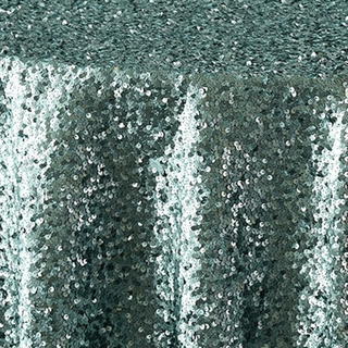 Aqua Sequin Taffeta - view 1
