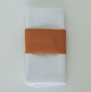 Burnt Orange Suede - Napkin Band