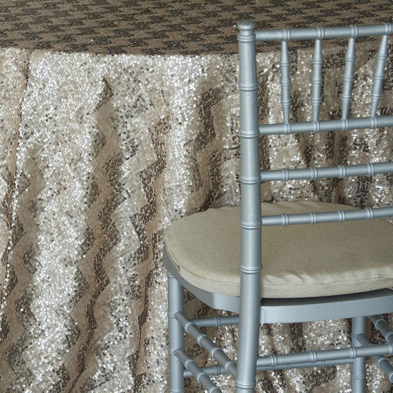Taupe Sequin Chevron - DISCONTINUED - view 2 of 2