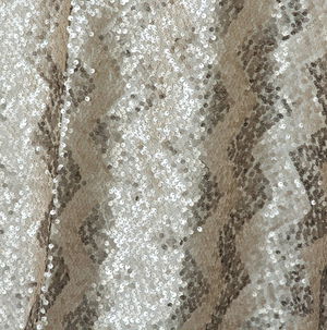 Taupe Sequin Chevron - DISCONTINUED