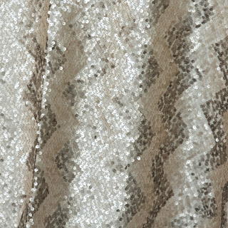 Taupe Sequin Chevron - DISCONTINUED - view 1