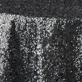 Charcoal Sequin Taffeta - view 1