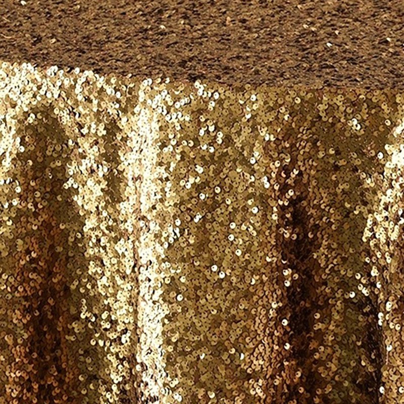 Dark Gold Sequin Taffeta