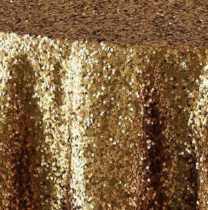 Dark Gold Sequin Taffeta