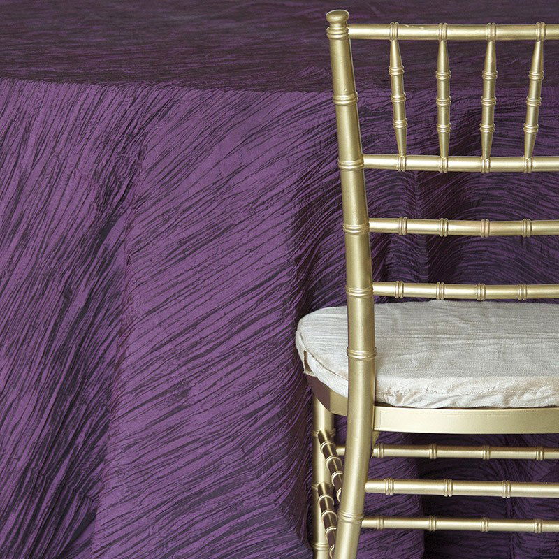 Eggplant Crinkled Taffeta - DISCONTINUED - view 2 of 2