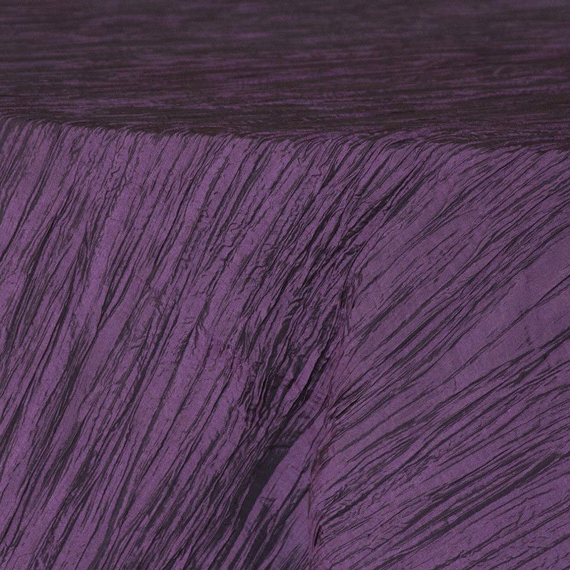 Eggplant Crinkled Taffeta - DISCONTINUED - view 1 of 2