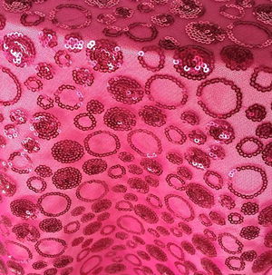 Hot Pink Sequin Bubble - DISCONTINUED