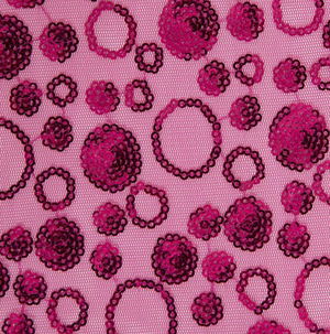 Hot Pink Sequin Bubble - DISCONTINUED