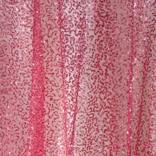 Hot Pink Sequin Mesh - DISCONTINUED - view 1