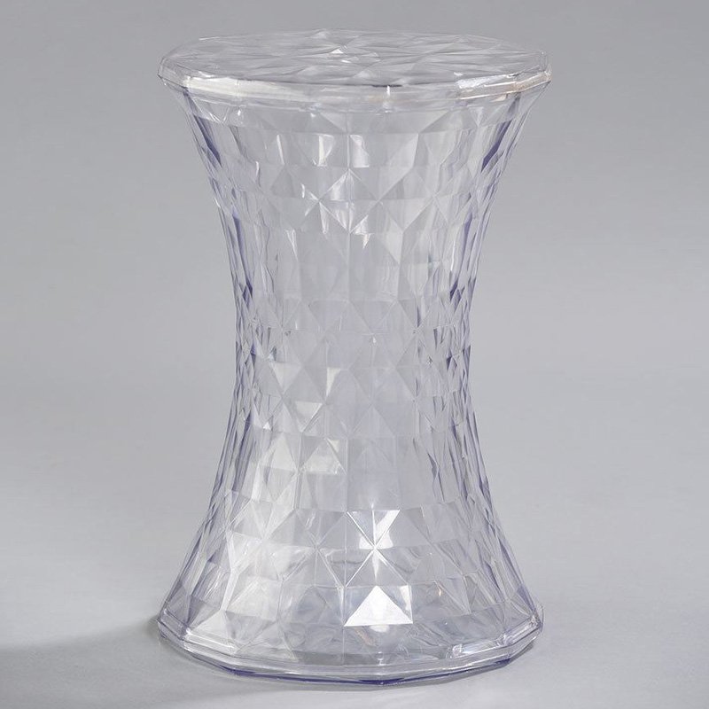 Clear Stone Stool