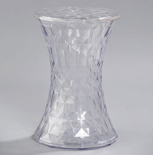 Clear Stone Stool