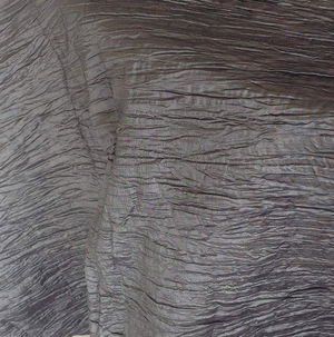 Heather Gray Crinkled Taffeta - DISCONTINUED
