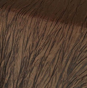 Chocolate Crinkled Taffeta - DISCONTINUED