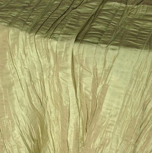 Apple Green Crinkled Taffeta - DISCONTINUED