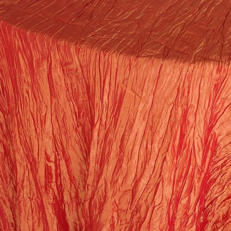 Orange Crinkled Taffeta - DISCONTINUED