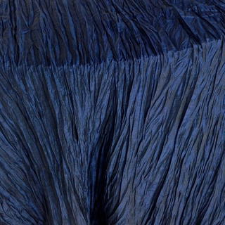 Midnight Blue Crinkled Taffeta - DISCONTINUED - view 1