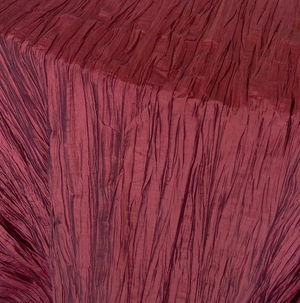 Burgundy Crinkled Taffeta - DISCONTINUED