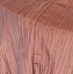 Cognac Crinkled Taffeta - DISCONTINUED