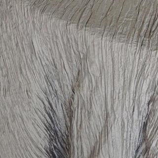 Silver Crinkled Taffeta - DISCONTINUED - view 1