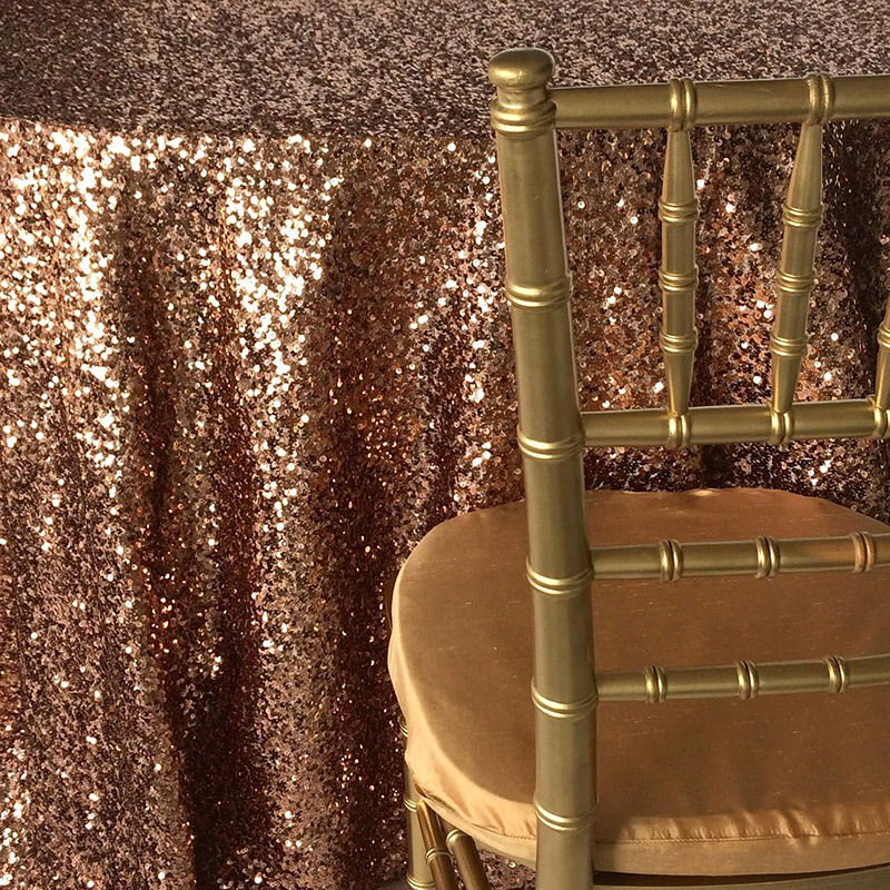 Copper Sequin Taffeta