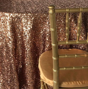 Copper Sequin Taffeta