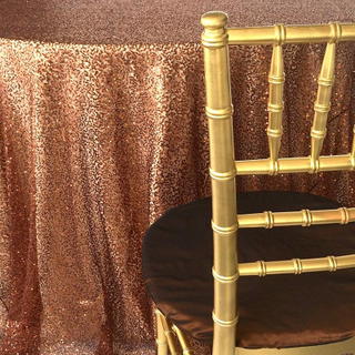 Copper Sequin Mesh - DISCONTINUED - view 2