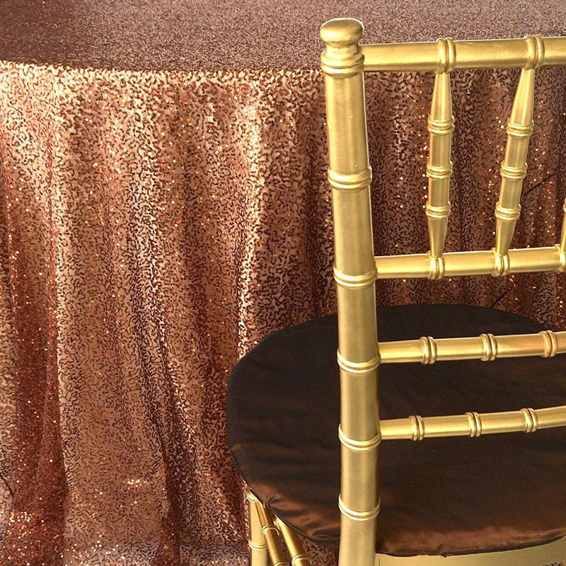 Copper Sequin Mesh - DISCONTINUED - view 2 of 2