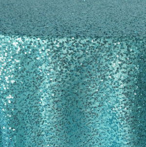 Aqua Sequin Mesh - DISCONTINUED