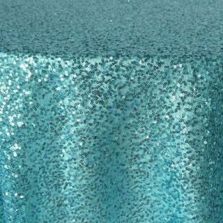 Aqua Sequin Mesh - DISCONTINUED - view 1