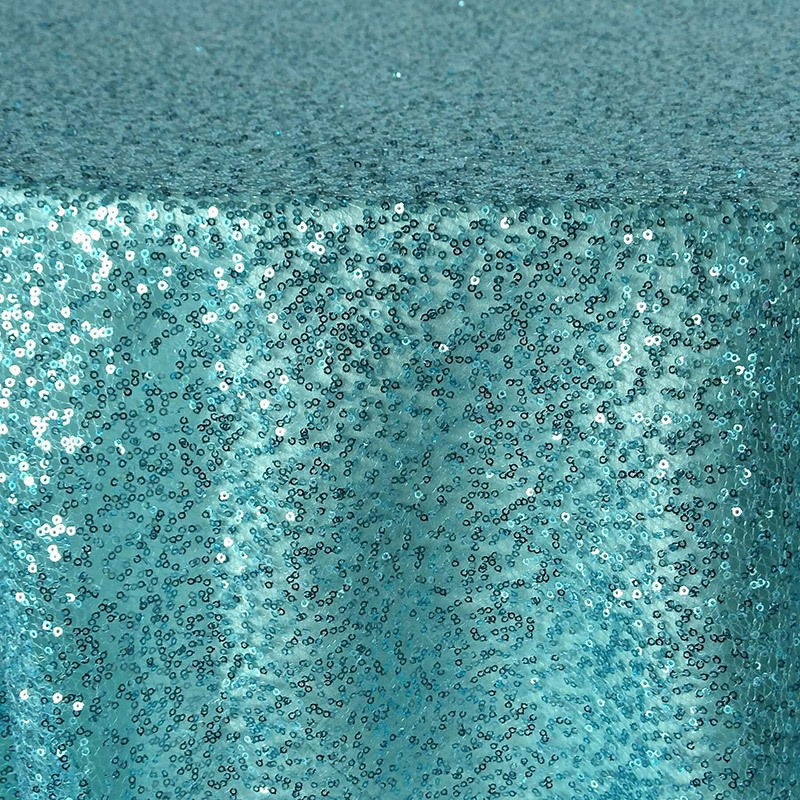 Aqua Sequin Mesh - DISCONTINUED - view 1 of 1