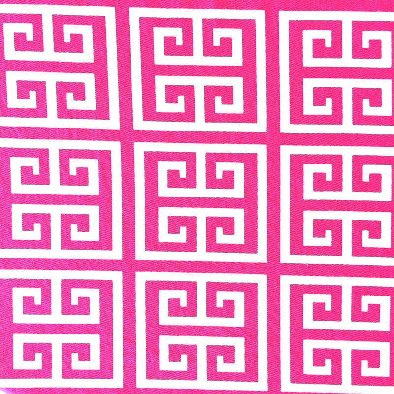 Hot Pink Greek Key - DISCONTINUED