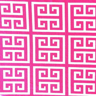 Hot Pink Greek Key - DISCONTINUED - view 4