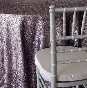 Mystery Orchid Sequin Taffeta