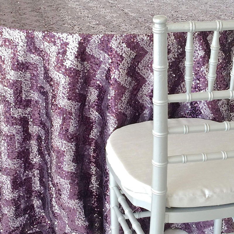 Purple Sequin Chevron - DISCONTINUED