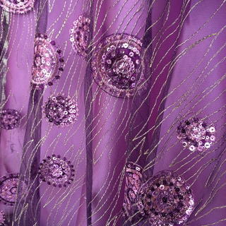 Purple Sequin Circle - DISCONTINUED - view 1