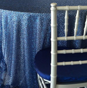 Navy Sequin Mesh - DISCONTINUED