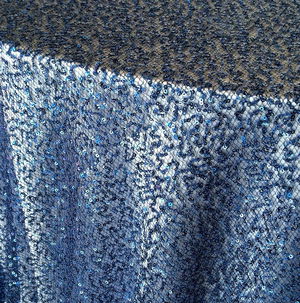 Navy Sequin Mesh - DISCONTINUED