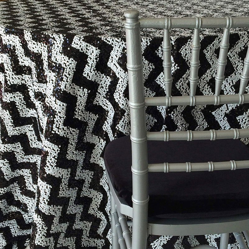 Black & White Sequin Chevron - DISCONTINUED - view 2 of 2