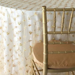 Gold Beaded Tulle - DISCONTINUED - view 2