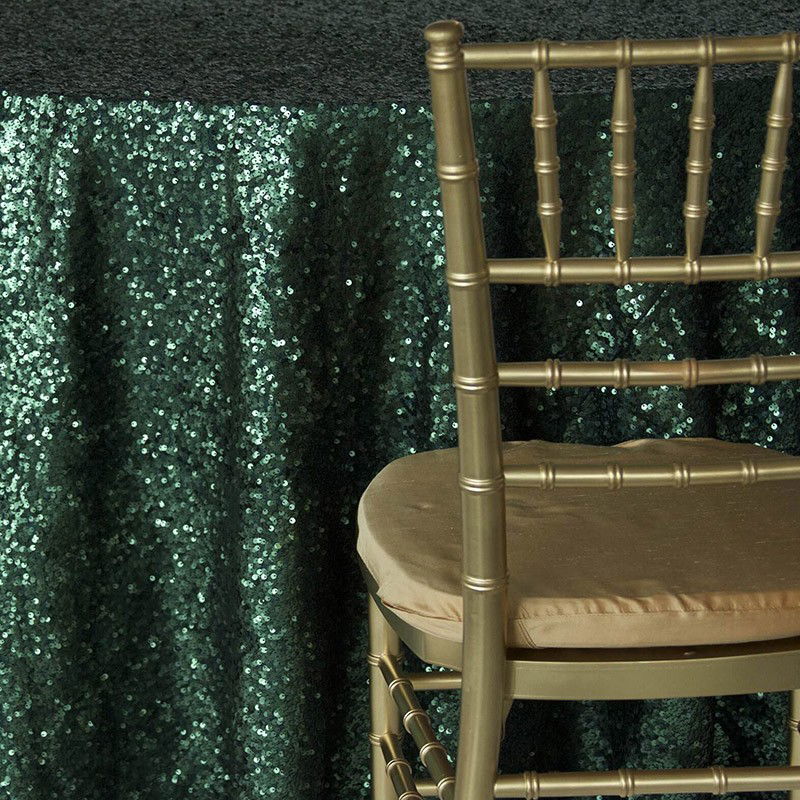 Emerald Sequin Taffeta