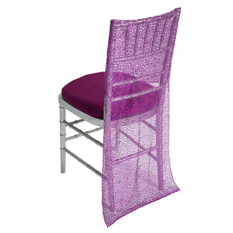 Magenta Sequin Mesh - DISCONTINUED - view 3 of 3