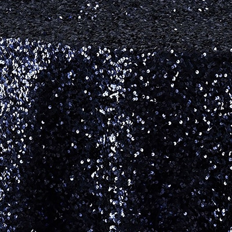 Navy Sequin Taffeta - view 1 of 4