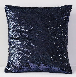 Navy Sequin Taffeta