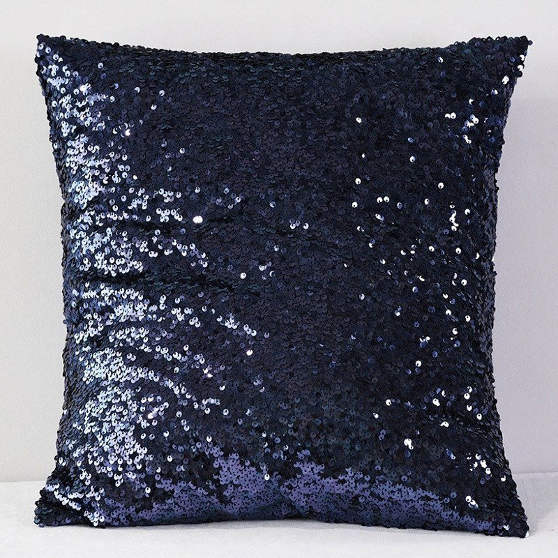 Navy Sequin Taffeta - view 4 of 4