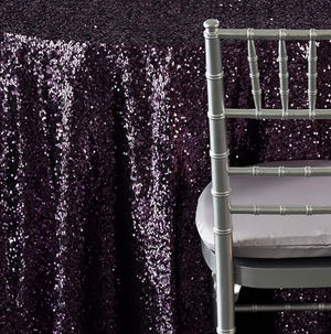 Purple Sequin Taffeta