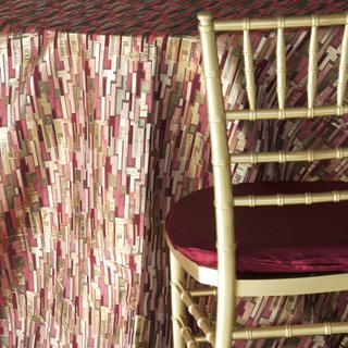 Raspberry Reversible Metallic Maze - view 2